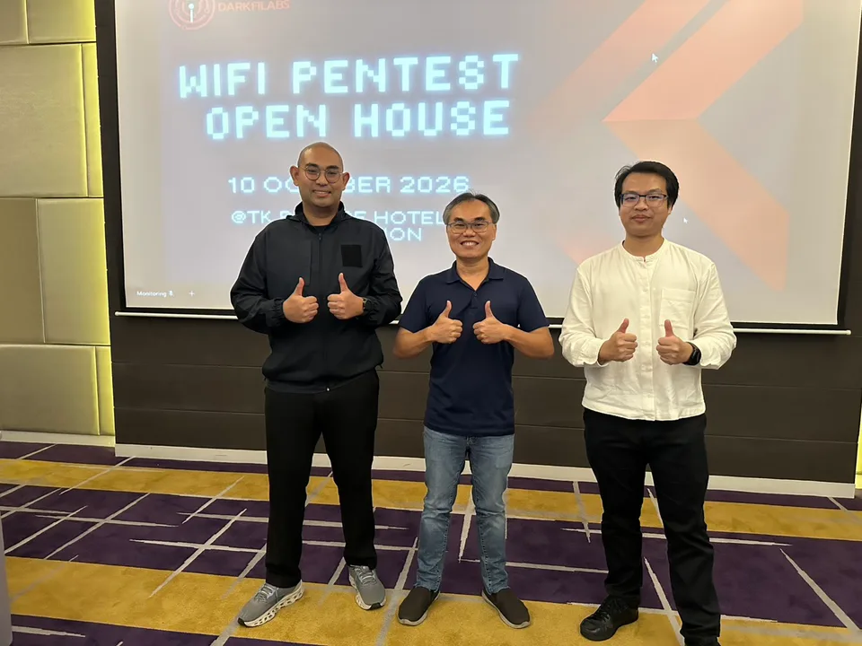 ผู้เข้าร่วมกิจกรรม WiFi Pentest Open House ของ DarkFiLabs