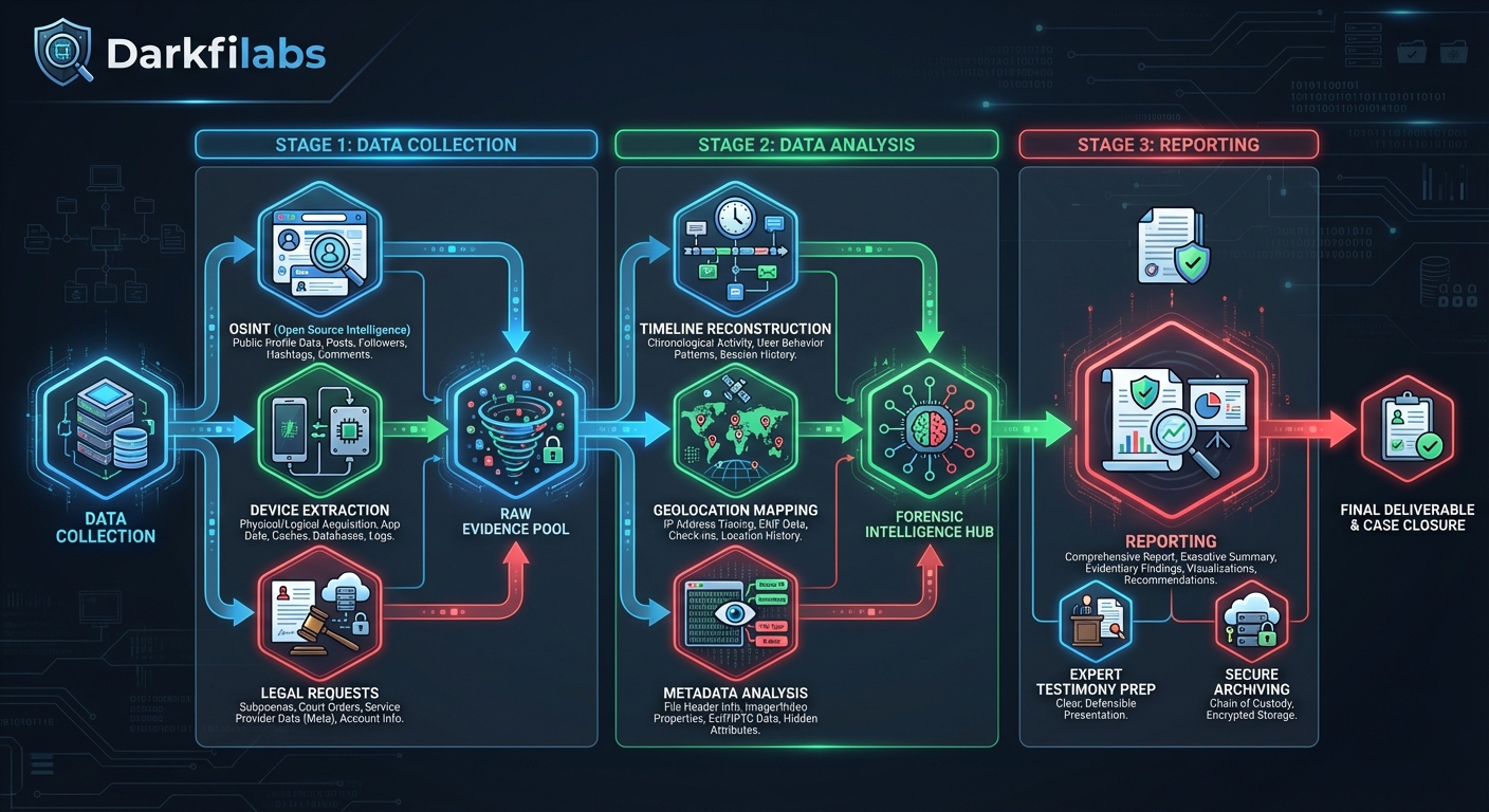 การสืบสวน Instagram เชิงนิติวิทยาศาสตร์ดิจิทัล: เจาะลึกการรวบรวมและวิเคราะห์หลักฐานจากแพลตฟอร์มโซเชียลมีเดีย