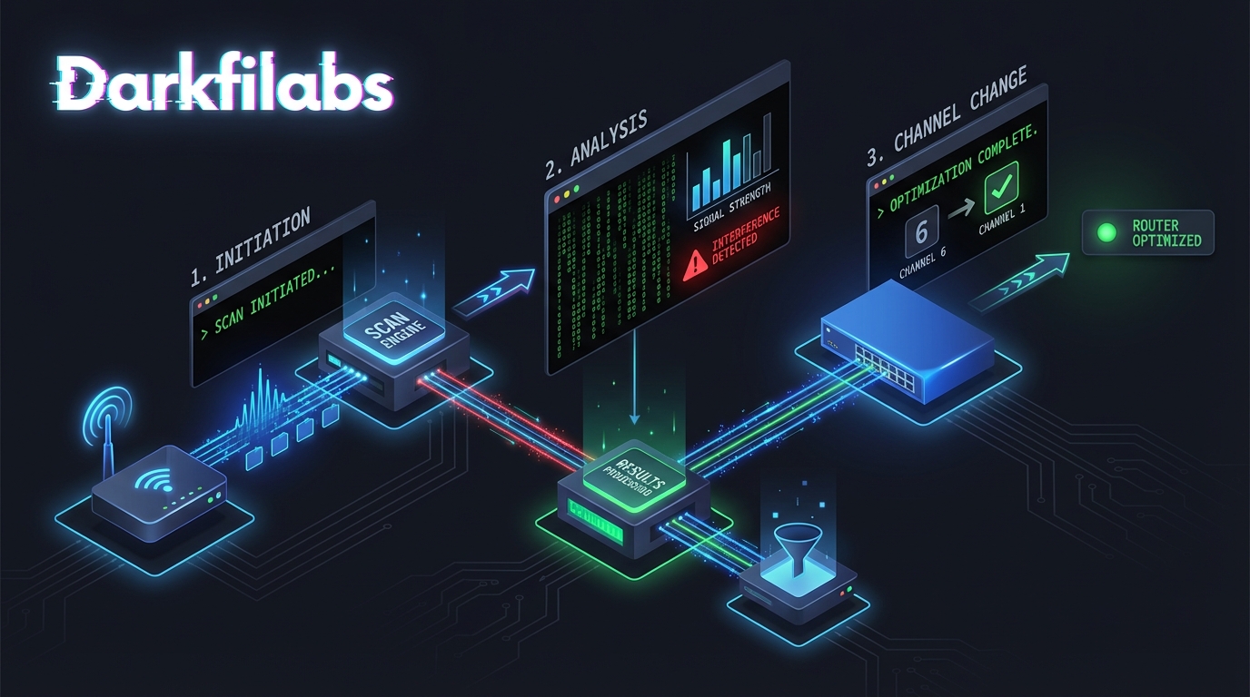 การสแกนและปรับเปลี่ยนช่องสัญญาณ WiFi: กุญแจสู่เครือข่ายไร้สายที่ปลอดภัยและมีประสิทธิภาพ