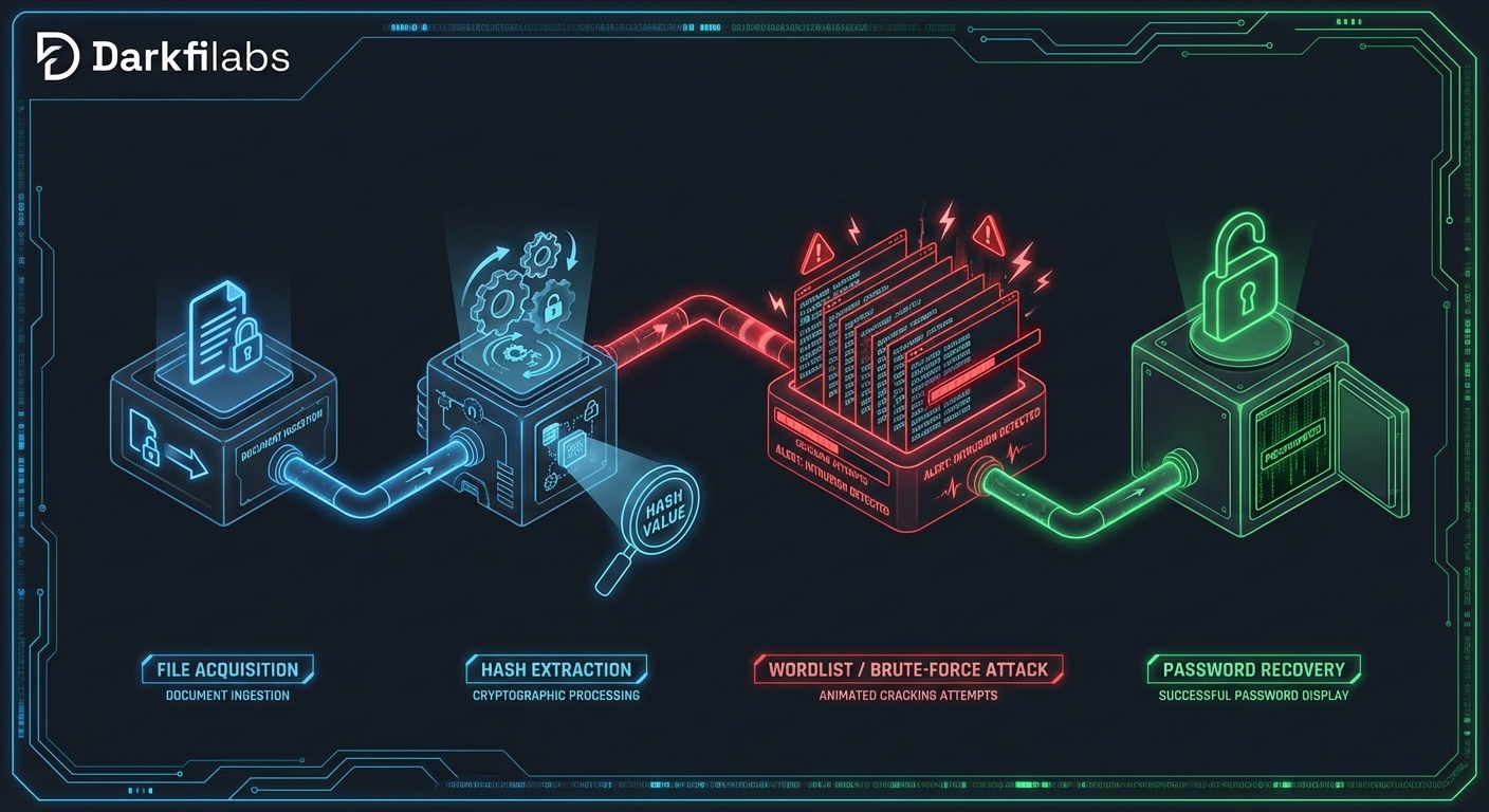 Password Cracking: การวิเคราะห์และปลดล็อกเอกสาร Office อย่างมืออาชีพ